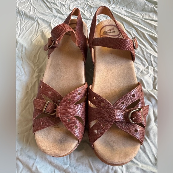 Dansko brown sandals size 8.5 - Picture 2 of 8
